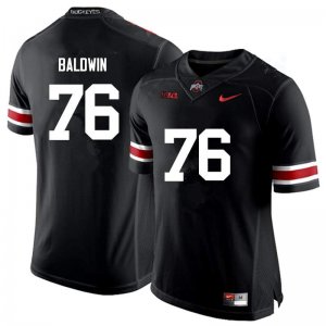 NCAA Ohio State Buckeyes Men's #76 Darryl Baldwin Black Nike Football College Jersey XHY0545BX